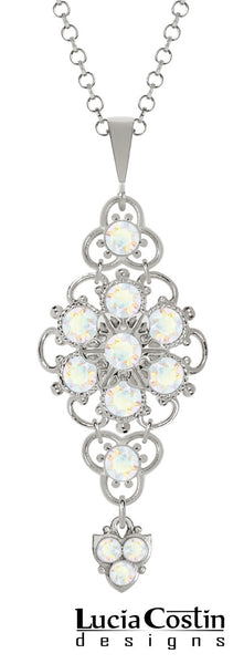Offering a captivating display, this splendid pendant is designed by Lucia Costin