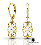 Lucia Costin 24K Yellow Gold Plated Silver Earrings