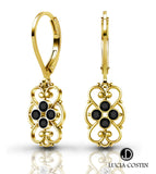 Lucia Costin 24K Yellow Gold Plated Silver Earrings