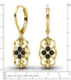 Lucia Costin 24K Yellow Gold Plated Silver Earrings