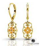 Lucia Costin 24K Yellow Gold Plated Silver Earrings