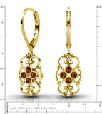 Lucia Costin 24K Yellow Gold Plated Silver Earrings