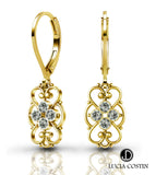 Lucia Costin 24K Yellow Gold Plated Silver Earrings