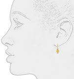 Lucia Costin 24K Yellow Gold Plated Silver Earrings