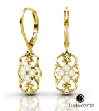 Lucia Costin 24K Yellow Gold Plated Silver Earrings