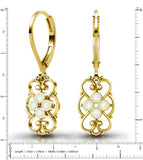 Lucia Costin 24K Yellow Gold Plated Silver Earrings