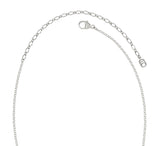 Lucia Costin Silver, Black Swarovski Crystal Pendant with Cute Dots